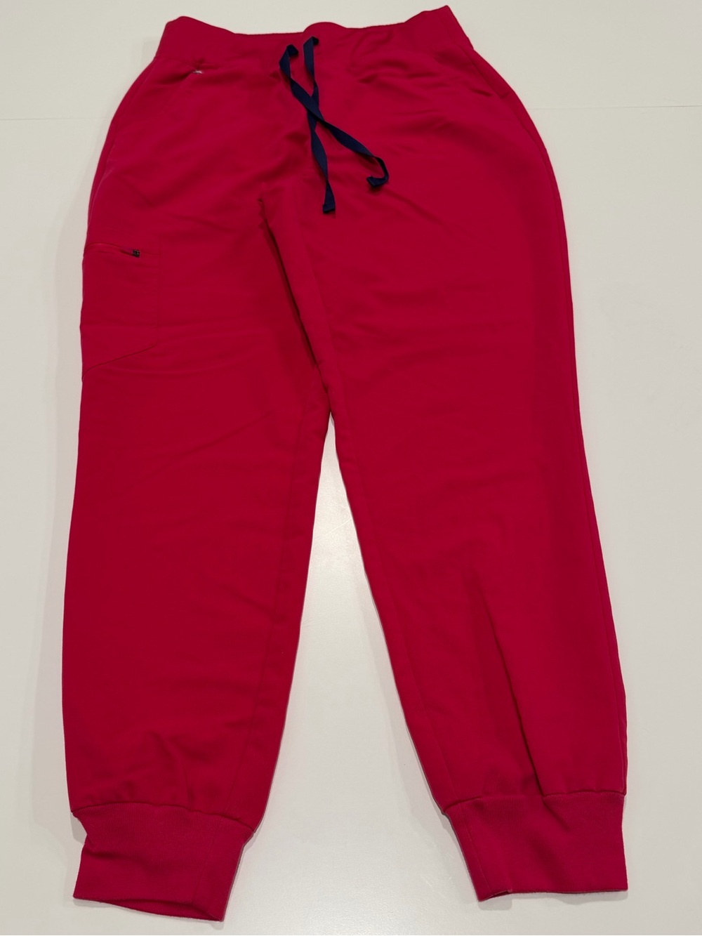 FIGS High Waisted Zamora Jogger Scrub Pants Medium Ultra Rose Pink